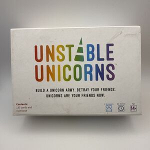 TeeTurtle TEE3678UUBSG1 Unstable Unicorns Card Game- Fun For The Whole Family!